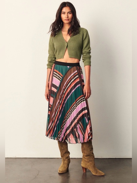 ba&sh Dresses & Skirts - ba&sh UHENDY Pleated Mid-Length Skirt L